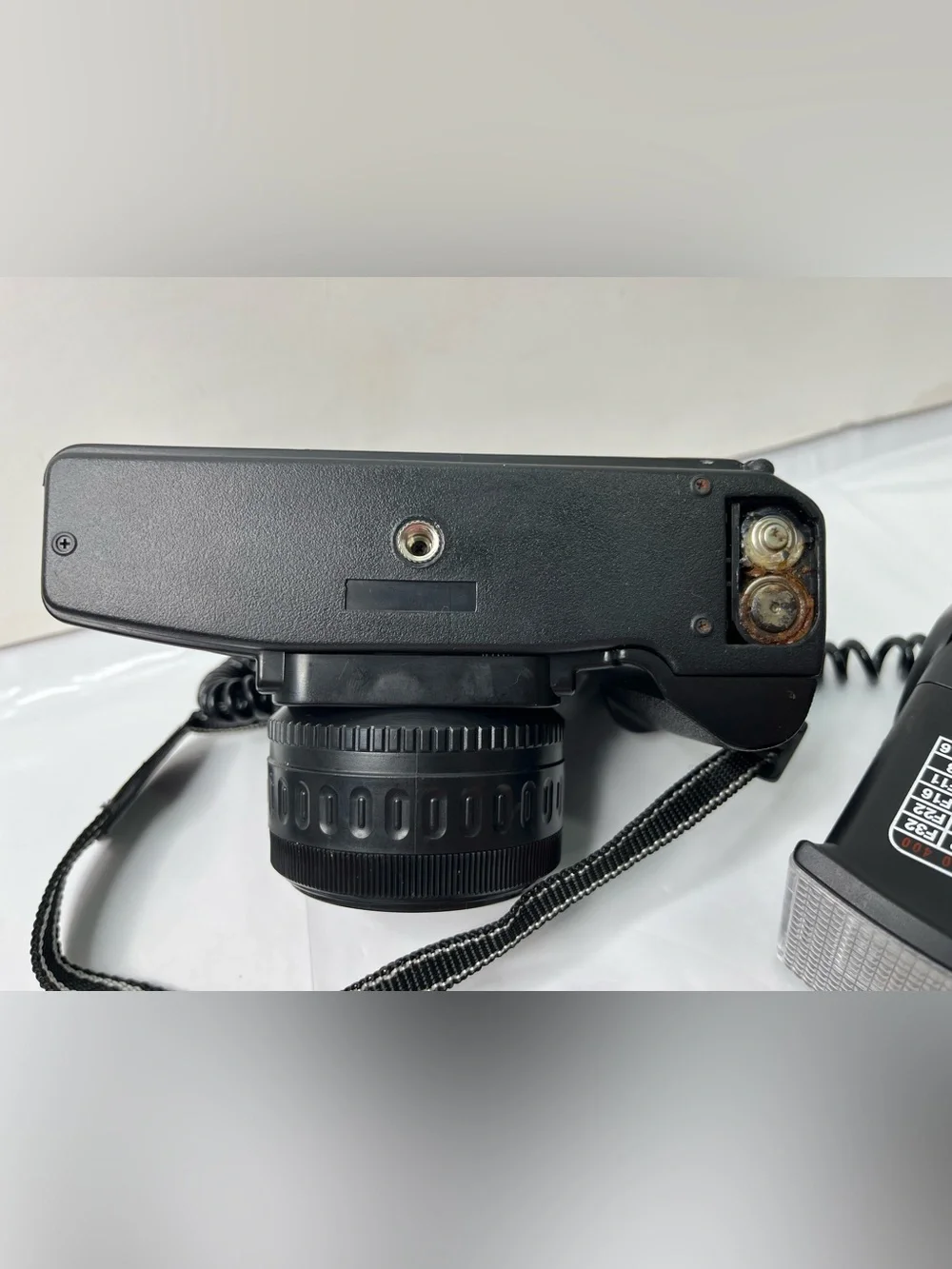 Vintage  OLYMPIA  View 35mm Camera & Flash NOT WORKING Collector’s Parts Only